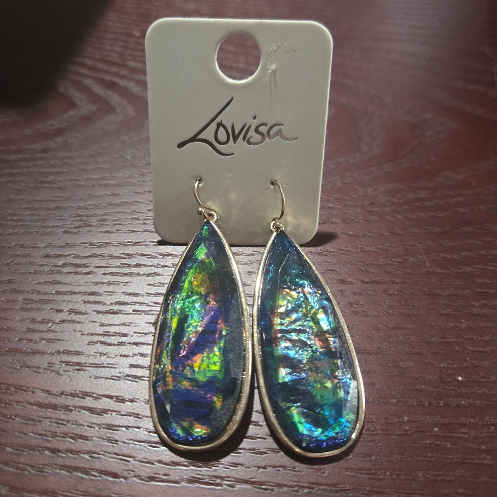 Lovisa Imitation Opal Drop Earrings